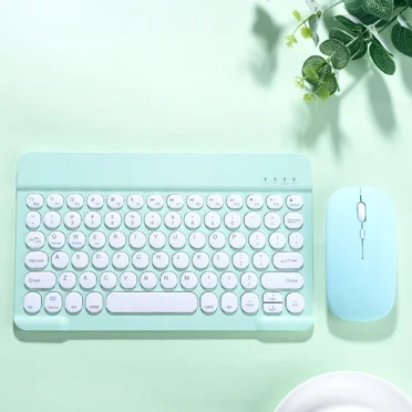 10inch Bluetooth Keyboard and Mouse Set for iPad Pro Air 2024 for Xiaomi for Samsung Tablet Phone Universal Wireless Keyboard  (green set)