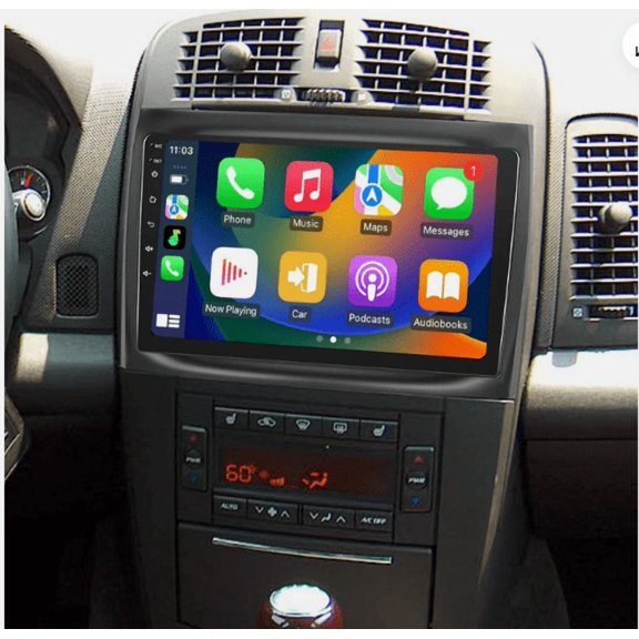 10inch Car Stereo Radio Car-play GPS Navigation Compatible For Cadillac CTS 2003-2007 Android 14 4+64G