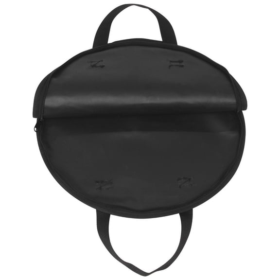 10inch Dumb Drum Storage Bag Thickened Oxfords Cloth Dumb Drum Carriers Bag Round Black Drum Carrying Bag Container