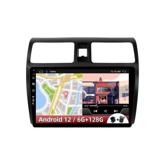 Sehmtoo Car Radio 10inch IPS Double Din Android 12 Car Stereo Radio GPS Sat Nav For Suzuki Swift 2005-2016 With Carplay DSP RDS BT5.0 SWC Mirror Link Wifi-6G RAM +128G ROM