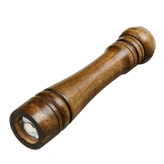 10inch Rubberwood Manual Mill Salt Pepper Grinder Kitchen Restaurant Grinding Tool Spice Mill Ceramic Rotor