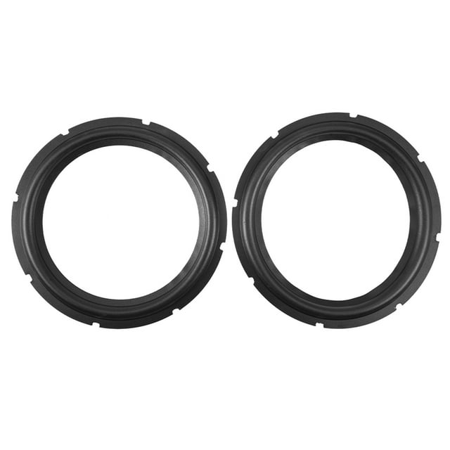 10inch Speaker Surround Repair Rubber Woofer Edge with Hole (2pcs