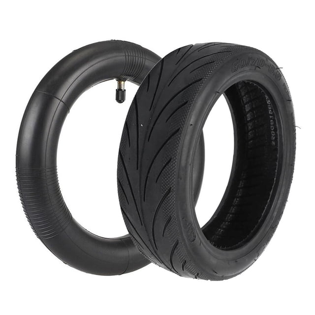 Pneu Tubeless 10x2.5 60/70-6.5 Auto-Réparant Pour Ninebot Max G30, VOLPAM, Hiboy S2 MAX - Colle Intégrée
