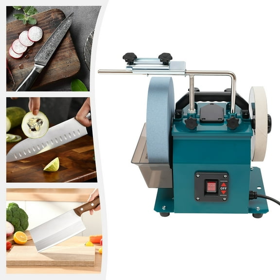 10inch Water-Cooled Grinder Electric Knife Sharpener Low Speed Grinding Machine 110V
