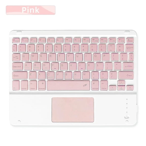 10inch Wireless Bluetooth Spanish Keyboard Desktop Office Wireless Touchable Keyboard Mouse For For Android IOS Windows Tablet