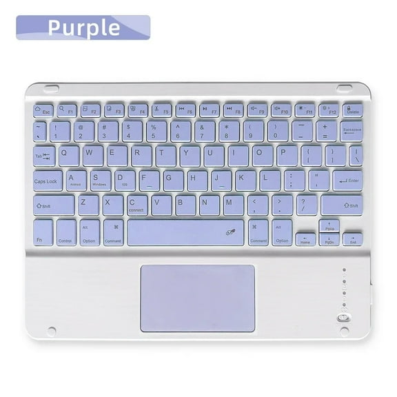 10inch Wireless Bluetooth Spanish Keyboard Desktop Office Wireless Touchable Keyboard Mouse For For Android IOS Windows Tablet