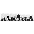 thumbnail image 1 of 10inx2.5in Salt Lake City Skyline Sticker Vinyl Car Window Bumper Stickers, 1 of 1
