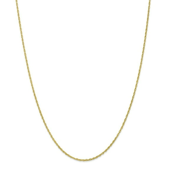 10k 1.3mm Heavy-baby Rope Chain Necklace - 2.3 Grams - 24 Inch