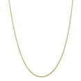 thumbnail image 1 of 10k 1.3mm Machine Made Diamond Cut Rope Chain in 10k Yellow Gold, 1 of 3