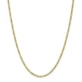 thumbnail image 1 of 10k 2.5mm Semi-Solid Figaro Chain in 10k Yellow Gold, 1 of 3