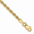 thumbnail image 1 of 10k 2.5mm Solid Regular Rope Chain, 1 of 2