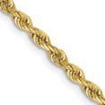 thumbnail image 1 of 10k 2.75mm D/C Quadruple Rope Chain (Weight: 11.17 Grams, Length: 24 Inches), 1 of 8