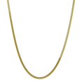 thumbnail image 1 of 10k 3.0mm Silky Herringbone Chain in 10k Yellow Gold - Size 11, 1 of 3