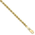 thumbnail image 1 of 10k 3.2mm Diamond-cut Rope Chain in 10k Yellow Gold, 1 of 3