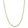 thumbnail image 1 of 10k 4mm Light Concave Figaro Chain in 10k Yellow Gold, 1 of 3