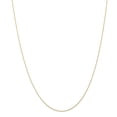 thumbnail image 1 of 10k .5 mm Carded Cable Rope Chain in 10k Yellow Gold, 1 of 3