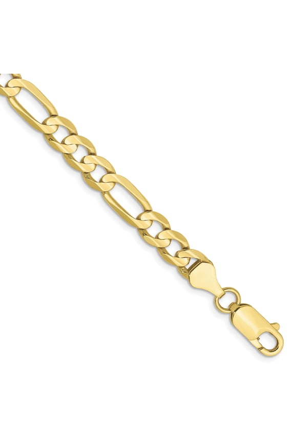10k 6mm Light Figaro Chain