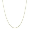 thumbnail image 1 of 10k .7 mm Carded Cable Rope Chain in 10k Yellow Gold, 1 of 3