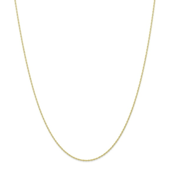 10k .95 mm Carded Cable Rope Chain in 10k Yellow Gold
