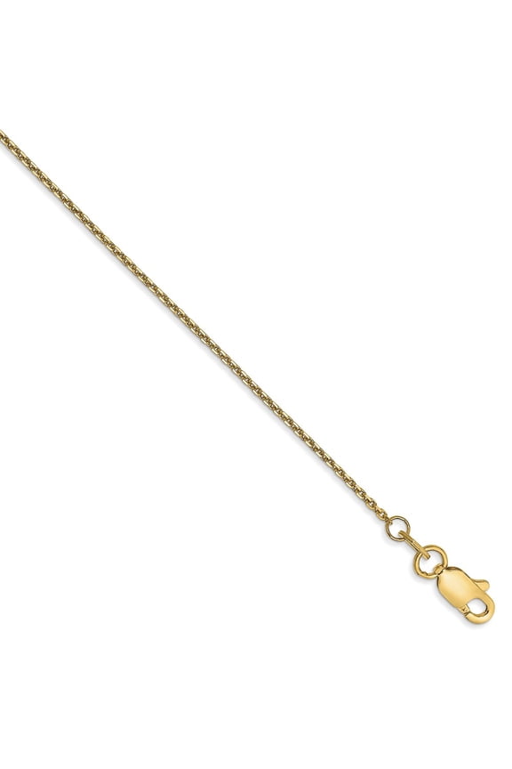 10k .95mm D/C Cable Chain Anklet