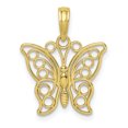 thumbnail image 1 of 10k Filigree Butterfly Charm 10K3243, 1 of 1