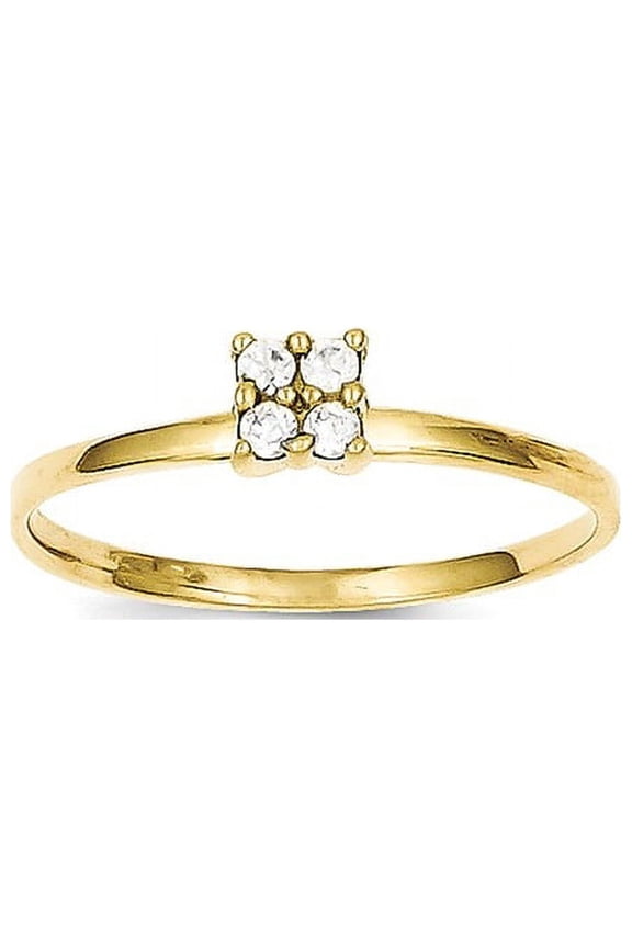 10k CZ Promise Ring