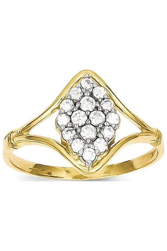 10k CZ Ring