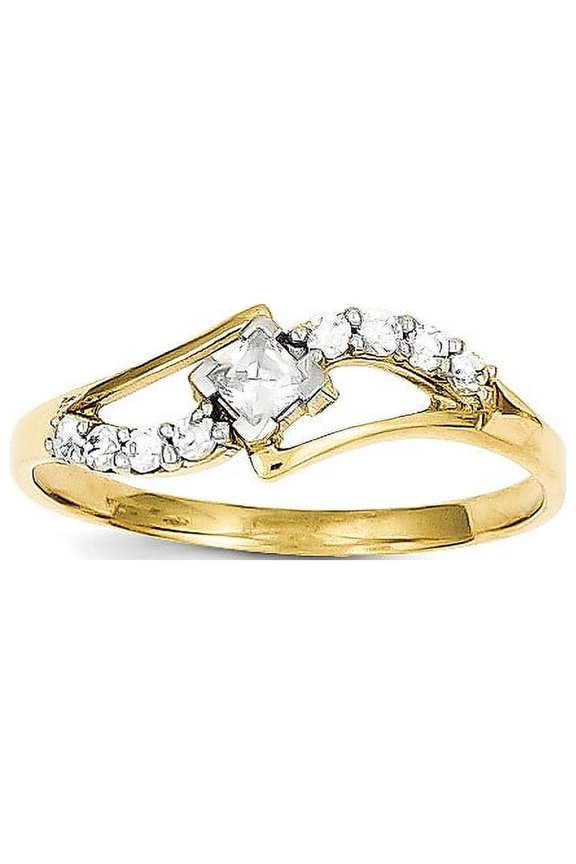 10k CZ Ring