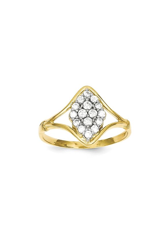 10k CZ Ring