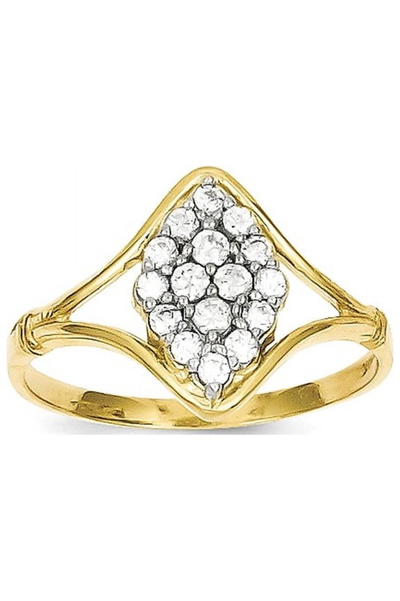 10k CZ Ring