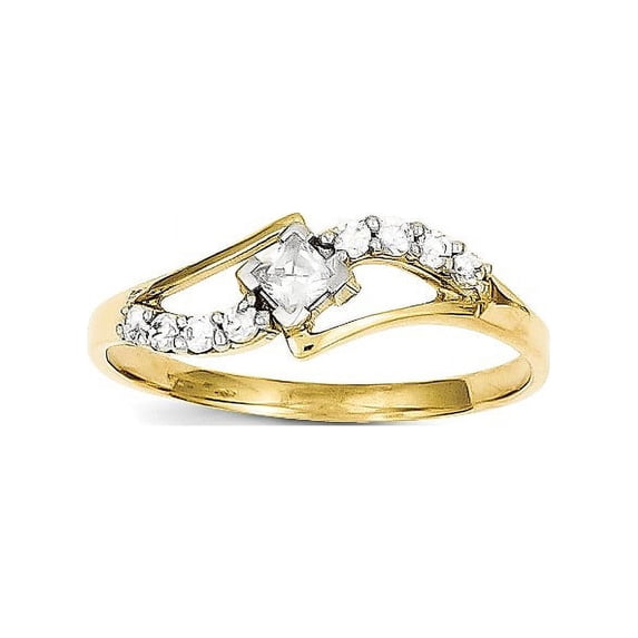 10k CZ Ring