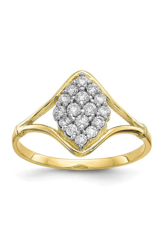 10k CZ Ring