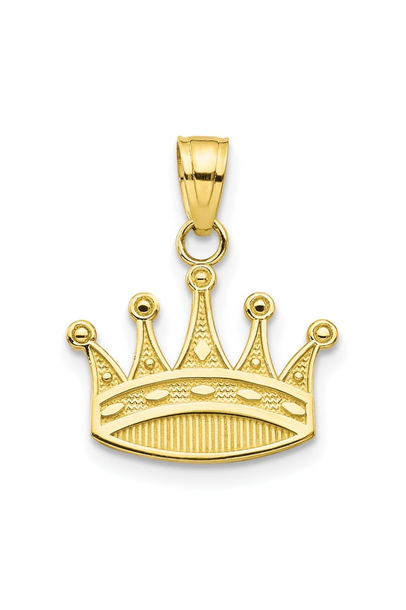 10k Crown Charm