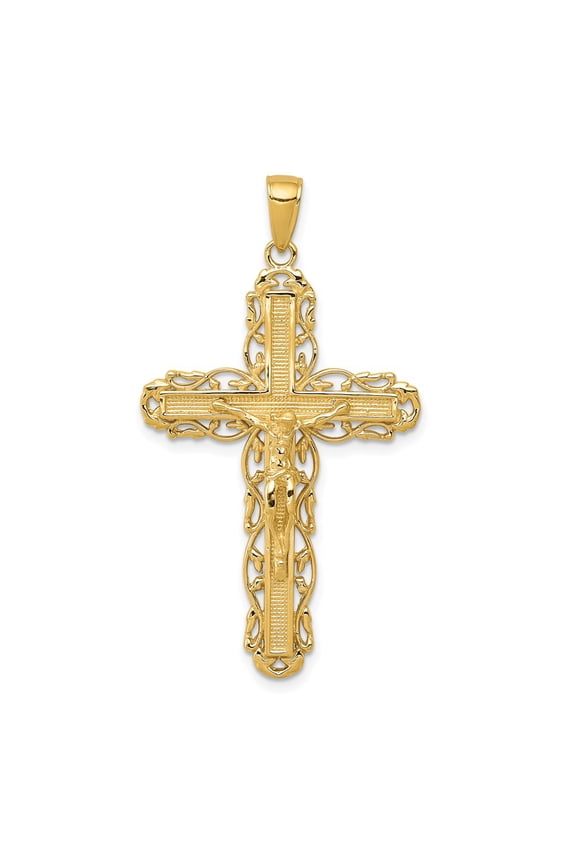 10k Crucifix Pendant