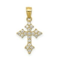 thumbnail image 1 of 10k Cubic Zirconia Passion Cross Pendant, 1 of 1