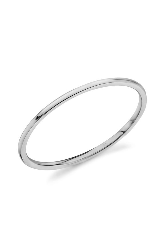 10k Dainty Yellow White or Rose Gold 1mm Thin Plain Band