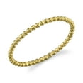 thumbnail image 1 of 10k Dainty Yellow or White Gold Ball Chain Beaded Eternity Thin Band, 1 of 3