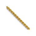 thumbnail image 1 of 10k Solid Yellow Gold 1.25mm Spiga Chain Necklace 16 Inch Chain Necklace for Women and Men, 1 of 2