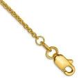 thumbnail image 1 of 10k Solid Yellow Gold 1.5mm Cable Chain Anklet 9 Inch Anklet for Women and Men - 1.4 Grams, 1 of 2