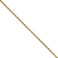thumbnail image 1 of 10k Solid Yellow Gold 2.75mm Sparkle-Cut Quadruple Rope Chain Bracelet 9 Inch Link Bracelet for Women and Men, 1 of 2
