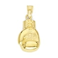 thumbnail image 1 of Golden Fire Solid 10k Gold Boxing Glove Pendant - Sports Jewelry for Men, 1 of 4