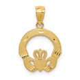 thumbnail image 1 of Finest Gold 10K Claddagh Charm, 1 of 4