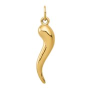 Fine Color Jewels 10k Yellow Gold Polished Pendant Necklace Themed Jewelry Gift for Her