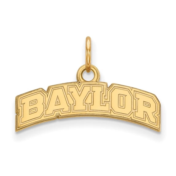 10k Gold LogoArt Baylor University Extra Small Pendant Q1Y036BU