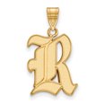 thumbnail image 1 of 10k Gold LogoArt Rice University Letter R Large Pendant Q1Y002WMR, 1 of 4