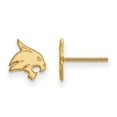 thumbnail image 1 of 10k Gold LogoArt Texas State University Bobcat Extra Small Post Earrings Q1Y007TST, 1 of 4