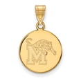 thumbnail image 1 of 10k Gold LogoArt University of Memphis Letter M Medium Disc Pendant Q1Y040UMP, 1 of 4