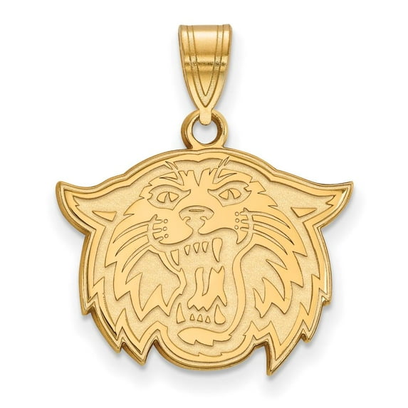 10k Gold LogoArt Villanova University Wildcat Medium Pendant Q1Y033VIL