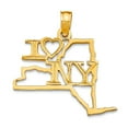 thumbnail image 1 of 10k Gold Solid New York State Pendant Necklace Pendant for Women - .7 Grams, 1 of 2
