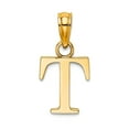 thumbnail image 1 of 10k Gold T Block Letter Name Personalized Monogram Initial High Polish Charm Pendant Necklace for Women, 1 of 2